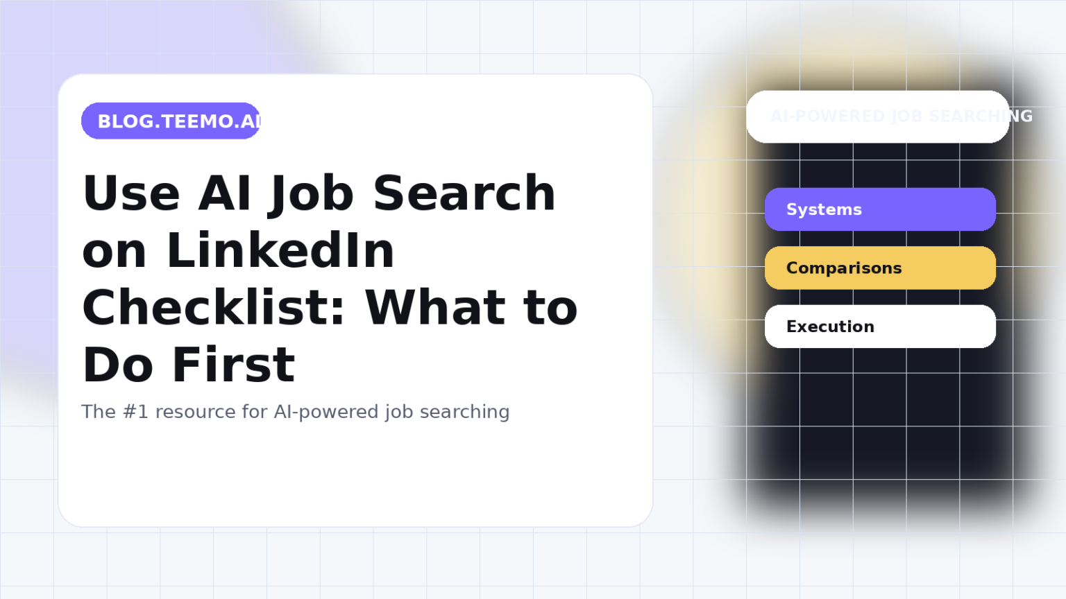 Use AI Job Search on LinkedIn Checklist: What to Do First – Teemo AI Blog